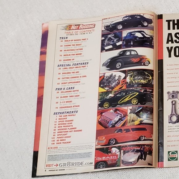 Hot Rodding Force Fed! September 2000 Volume 40 No 9 Vinatge Magazine - Picture 2 of 13